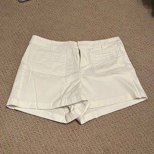 White j crew shorts
